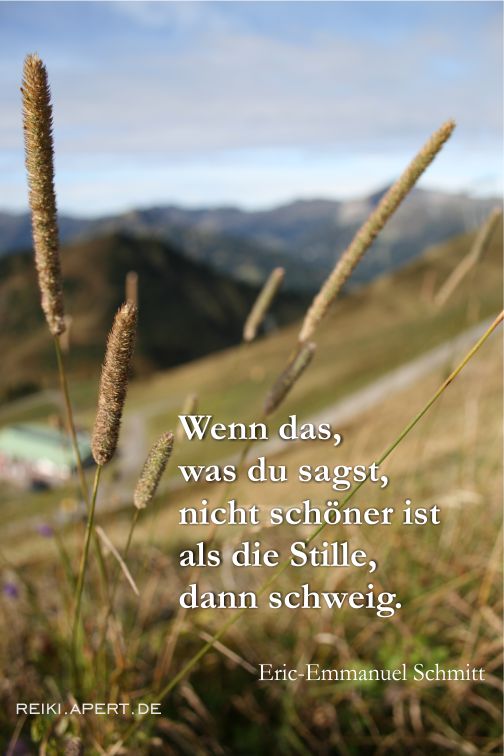 Stille in den Bergen